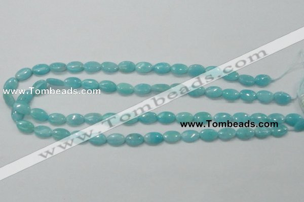 CAM303 15.5 inches 8*12mm oval natural peru amazonite beads wholesale