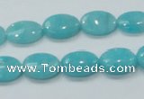 CAM304 15.5 inches 10*14mm oval natural peru amazonite beads wholesale