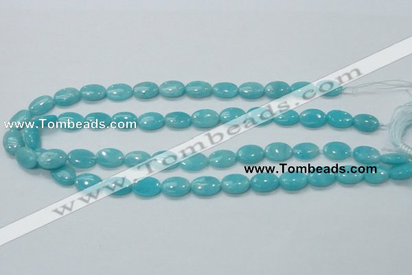 CAM304 15.5 inches 10*14mm oval natural peru amazonite beads wholesale