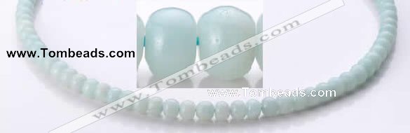 CAM32 rondelle 5*6mm natural amazonite gemstone beads Wholesale