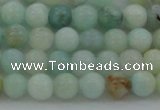 CAM321 15.5 inches 6mm round natural peru amazonite beads