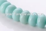 CAM33 rondelle 5*8mm natural amazonite gemstone beads Wholesale