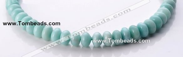 CAM33 rondelle 5*8mm natural amazonite gemstone beads Wholesale