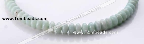 CAM34 rondelle natural amazonite 6*10mm gemstone beads Wholesale