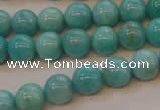 CAM353 15.5 inches 10mm round natural peru amazonite beads wholesale