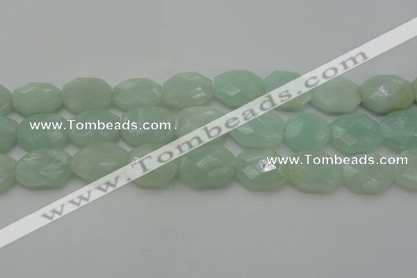 CAM369 15.5 inches 15*20mm faceted octagonal amazonite beads