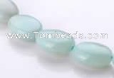 CAM39 natural amazonite 10*14mm flat oval beads Wholesale