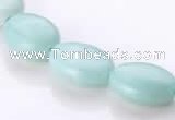 CAM40 natural amazonite flat oval 12*16mm beads Wholesale