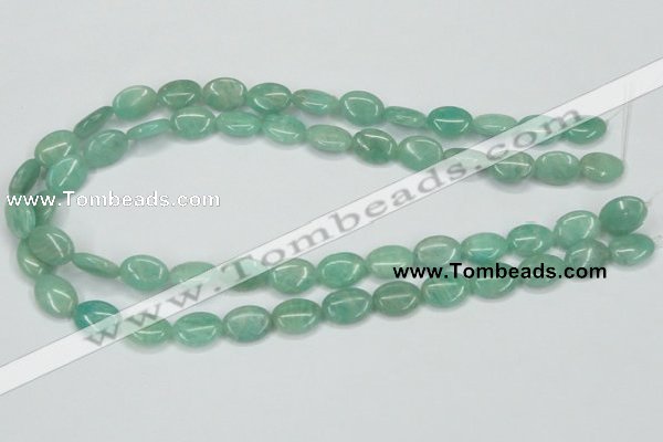 CAM407 15.5 inches 10*14mm oval natural russian amazonite beads