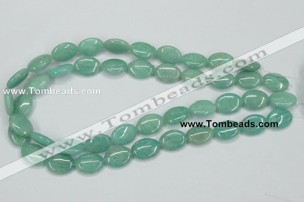 CAM408 15.5 inches 13*18mm oval natural russian amazonite beads