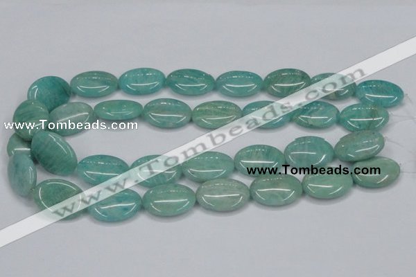 CAM409 15.5 inches 18*25mm oval natural russian amazonite beads