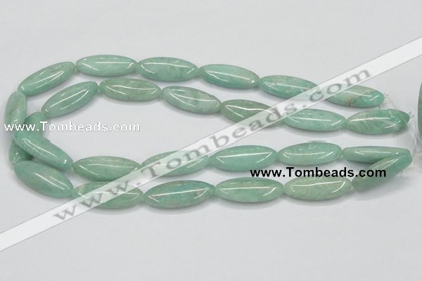 CAM410 15.5 inches 12*30mm horse eye natural russian amazonite beads