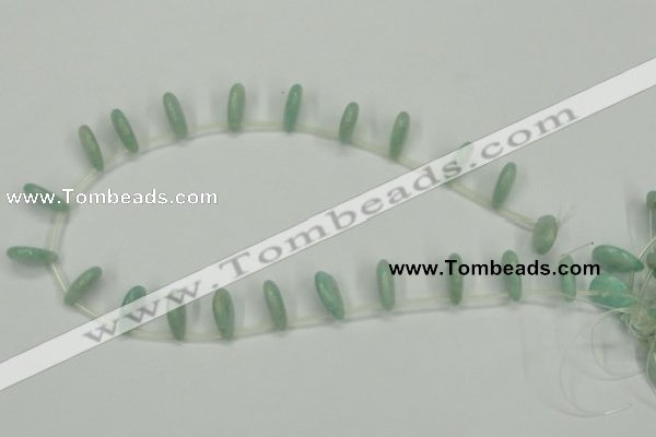 CAM418 15.5 inches flat teardrop 13*18mm natural russian amazonite beads