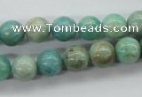 CAM524 15.5 inches 10mm round mexican amazonite gemstone beads