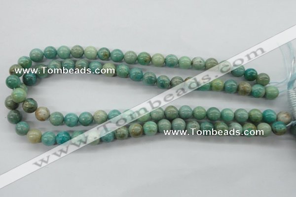 CAM524 15.5 inches 10mm round mexican amazonite gemstone beads