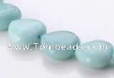 CAM55 heart natural amazonite 14*14mm gemstone beads Wholesale