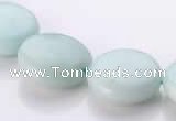 CAM60 coin 16mm natural amazonite gemstone beads Wholesale