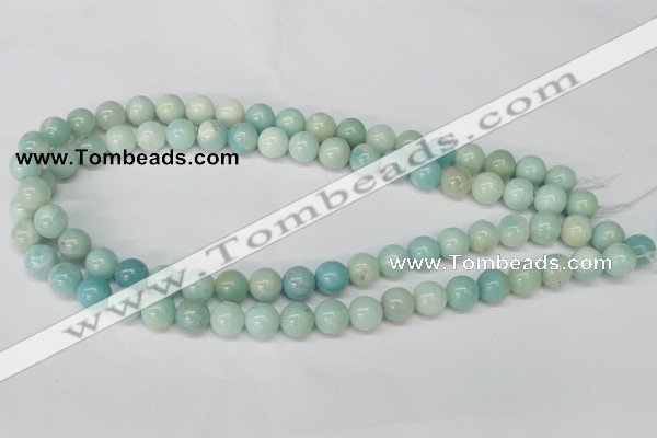 CAM601 15.5 inches 12mm round Chinese amazonite gemstone beads