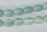 CAM602 15.5 inches 8*11mm rice Chinese amazonite gemstone beads