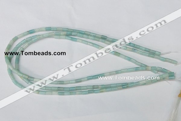 CAM605 15.5 inches 4*7mm column Chinese amazonite gemstone beads