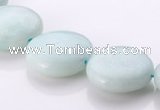 CAM61 coin natural amazonite 18mm gemstone beads Wholesale