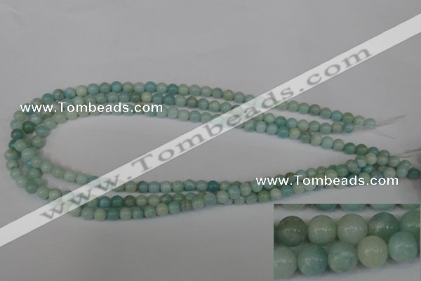 CAM616 15.5 inches 6mm round Chinese amazonite gemstone beads