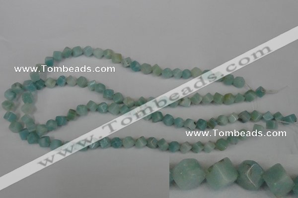 CAM617 15.5 inches 6*6mm cube Chinese amazonite gemstone beads