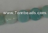 CAM618 15.5 inches 8mm flat round Chinese amazonite gemstone beads