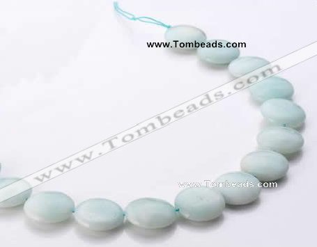 CAM62 natural amazonite 20mm coin gemstone beads Wholesale