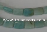 CAM628 15.5 inches 8*10mm rectangle Chinese amazonite gemstone beads