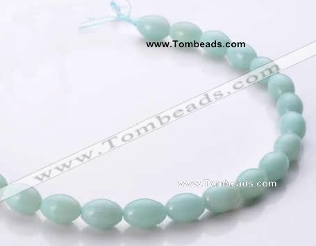 CAM64 10*14mm oval natural amazonite gemstone beads Wholesale