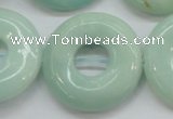 CAM654 15.5 inches 31mm donut amazonite beads wholesale