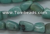 CAM658 15.5 inches 10*14mm nuggets amazonite gemstone beads