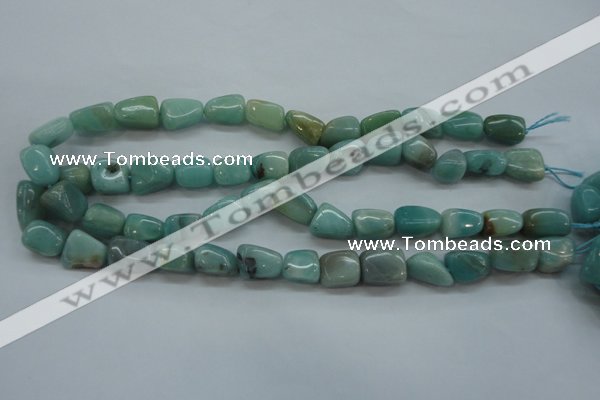 CAM658 15.5 inches 10*14mm nuggets amazonite gemstone beads