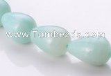 CAM68 teardrop natural amazonite 10*14mm beads Wholesale