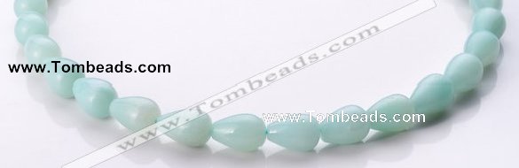 CAM68 teardrop natural amazonite 10*14mm beads Wholesale