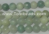 CAM702 15.5 inches 8mm round natural amazonite gemstone beads