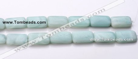 CAM74 18*25mm rectangle natural amazonite beads Wholesale