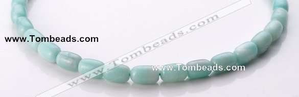 CAM77 8*12mm tube natural amazonite gemstone beads Wholesale