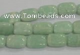 CAM852 15.5 inches 10*14mm rectangle natural Russian amazonite beads