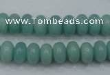 CAM910 15.5 inches 6*10mm rondelle amazonite gemstone beads wholesale