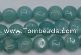 CAM914 15.5 inches 10mm flat round amazonite gemstone beads wholesale