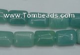 CAM932 15.5 inches 10*14mm rectangle amazonite gemstone beads