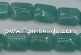 CAM933 15.5 inches 12*16mm rectangle amazonite gemstone beads