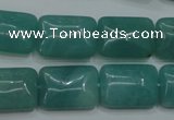 CAM934 15.5 inches 13*18mm rectangle amazonite gemstone beads wholesale