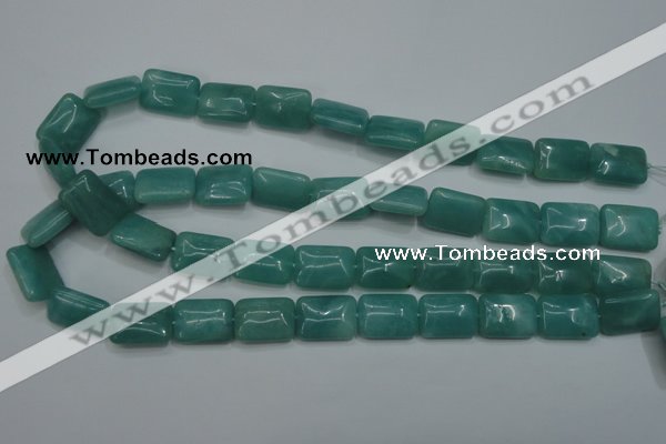 CAM934 15.5 inches 13*18mm rectangle amazonite gemstone beads wholesale