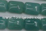 CAM935 15.5 inches 15*20mm rectangle amazonite gemstone beads wholesale