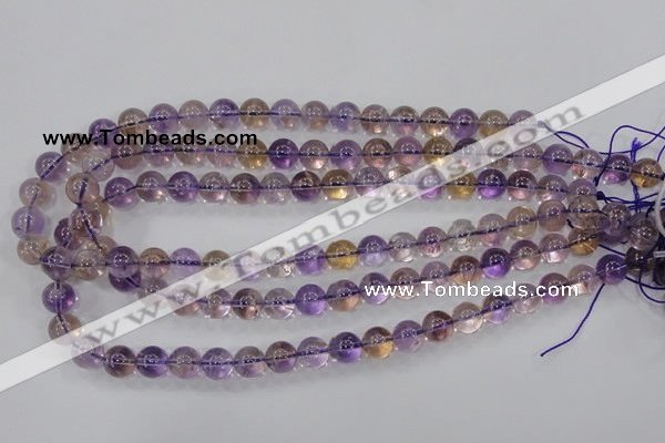 CAN02 15.5 inches 8mm round natural ametrine gemstone beads