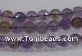 CAN08 15.5 inches 6mm faceted round natural ametrine gemstone beads