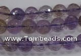 CAN10 15.5 inches 10mm faceted round natural ametrine gemstone beads